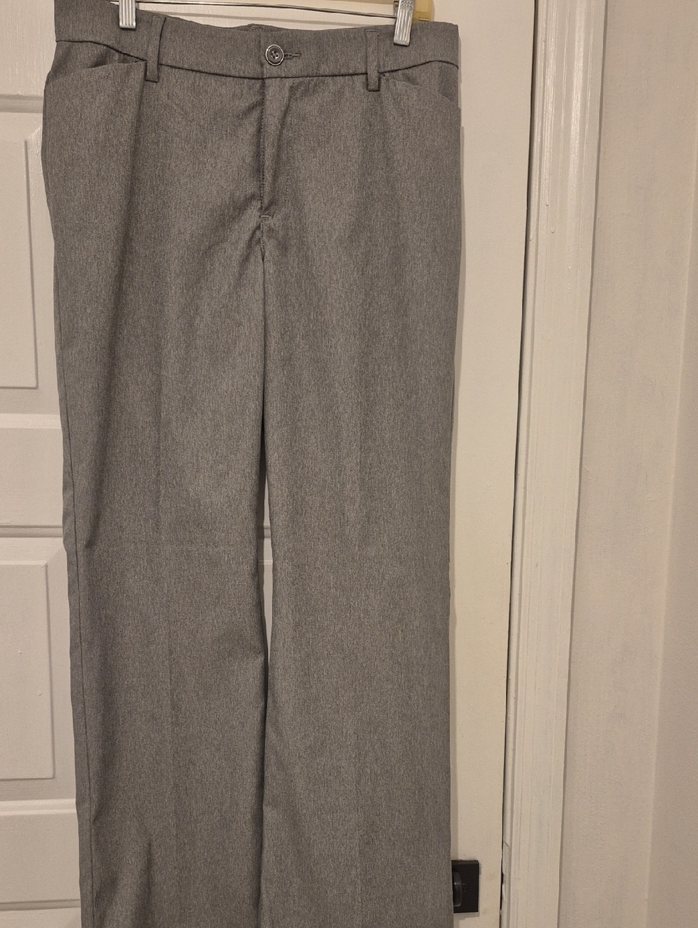 Lee Women's Light Gray Dress Pants - Straight Leg